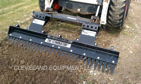 the eliminator skid steer attachment|cleveland equipment skid steer attachments.